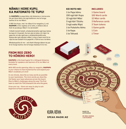 Free Pamphlet Download - KAUPAPA GAME (launches 2 May). - Kura Rēhia