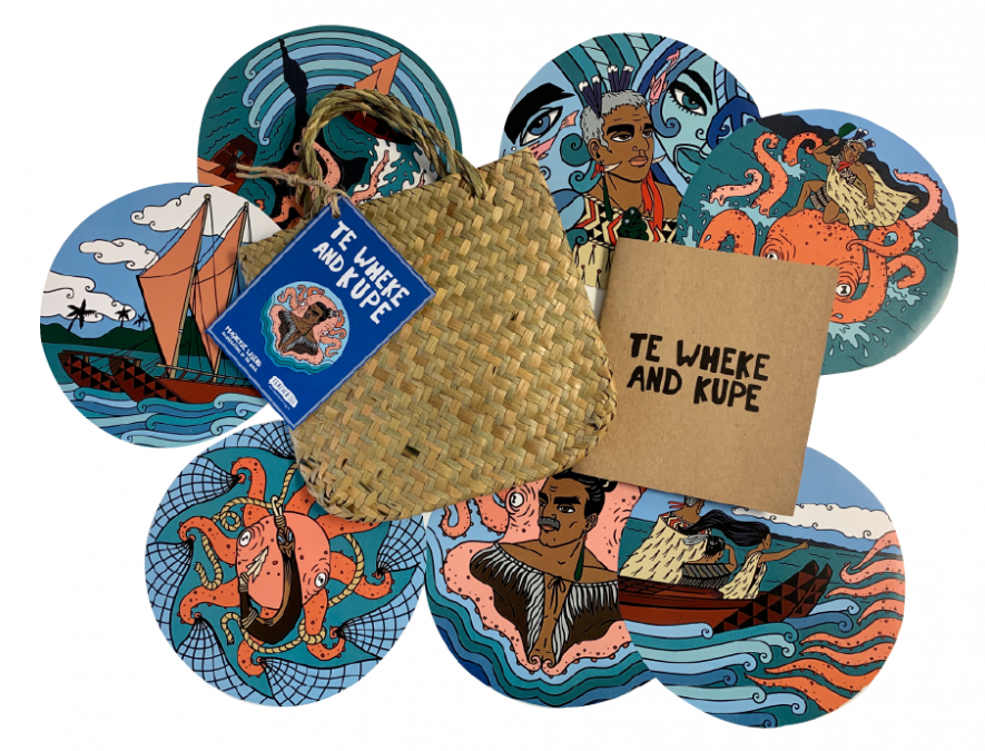 Bilingual Magnetic Legend: Te Wheke and Kupe