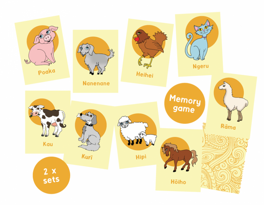 Farm Animals Matching Game