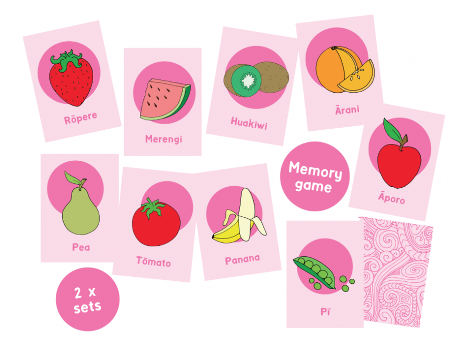Ngā Huarākau - Fruit of Aotearoa Matching Game