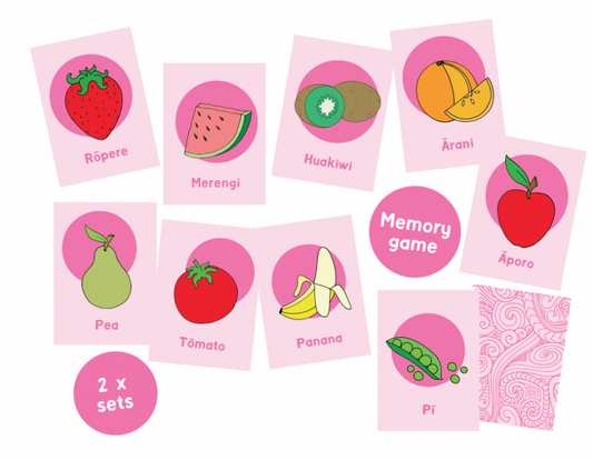 Ngā Huarākau - Fruit of Aotearoa Matching Game