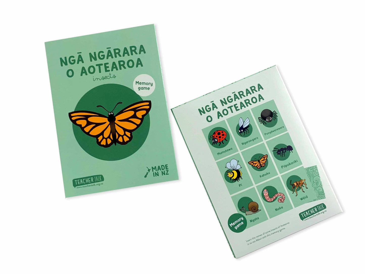 Ngā Ngārara o Aotearoa / Insects - Matching Game