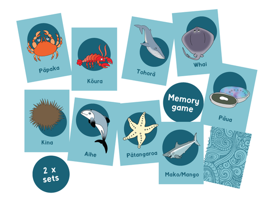 Sea Life of Aotearoa - Matching Game