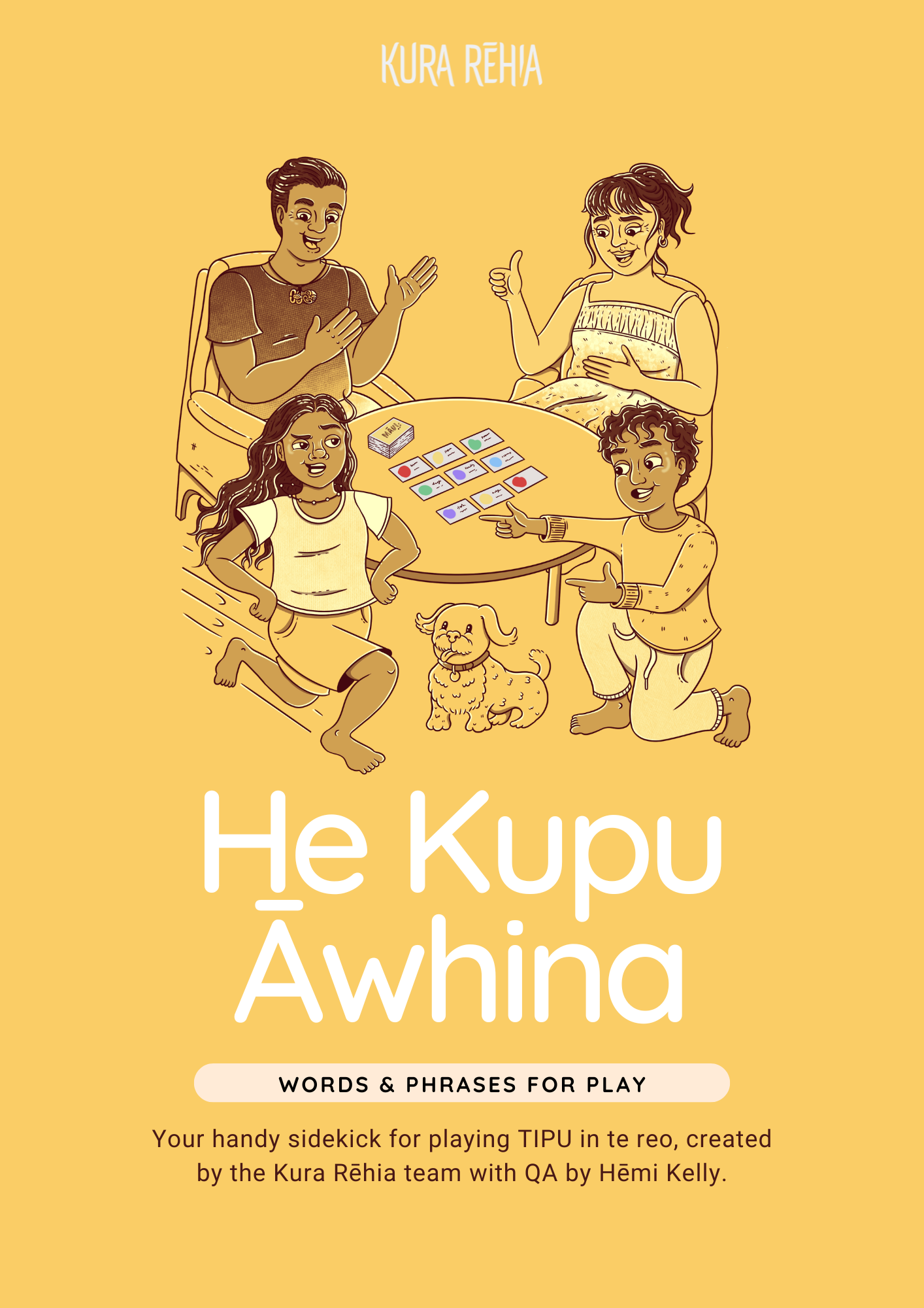 He Kupu Āwhina - Helpful words & phrases for playing Kaupapa (Digital Download)