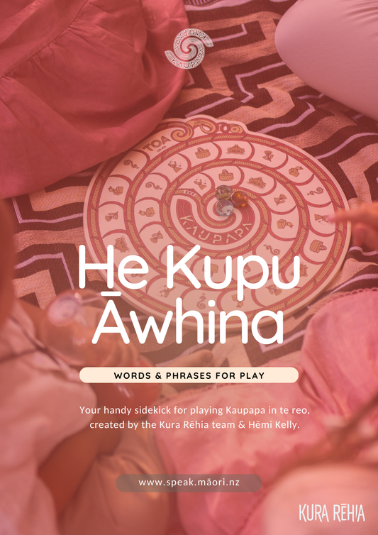 He Kupu Āwhina - Helpful words & phrases for playing Kaupapa