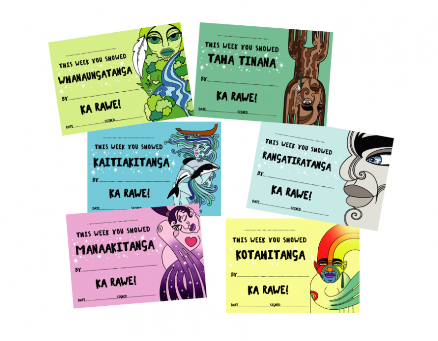 Ngā Atua - Values Certificates