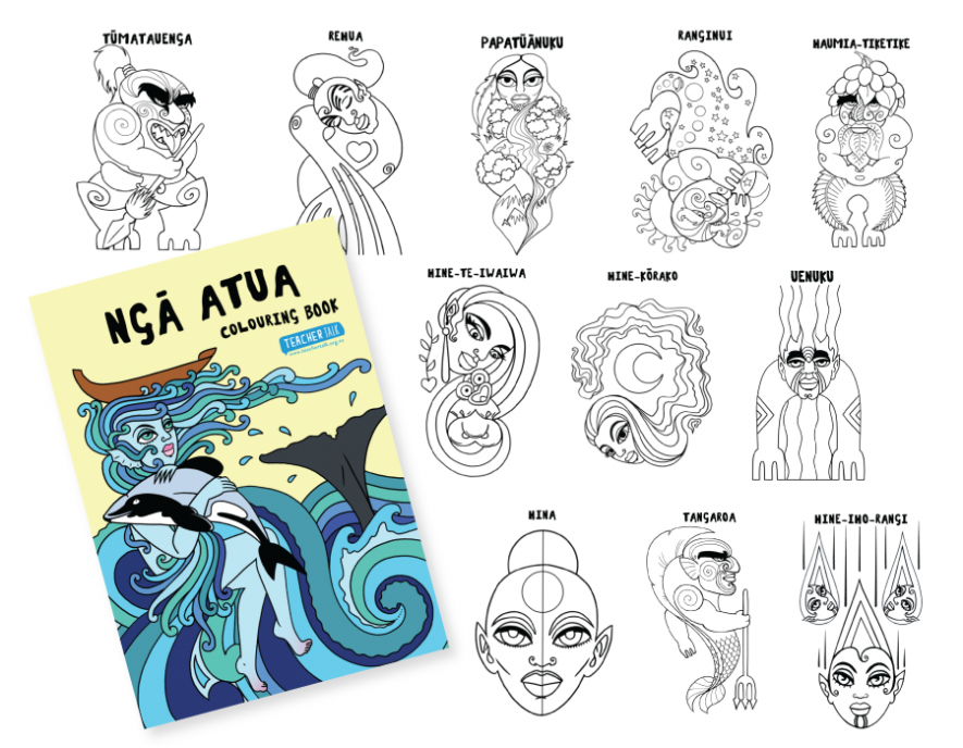 Ngā Atua Colouring Booklet