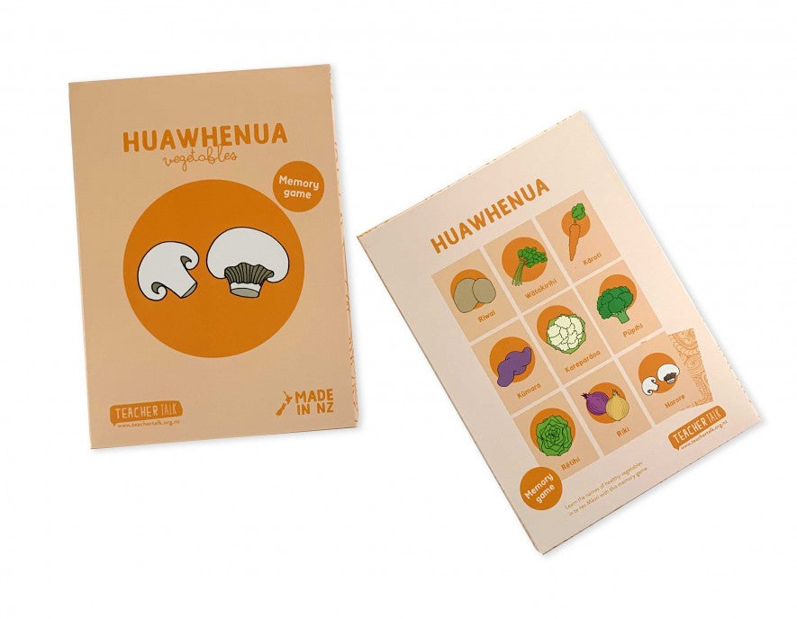 Huawhenua / Vegetables - Matching Game